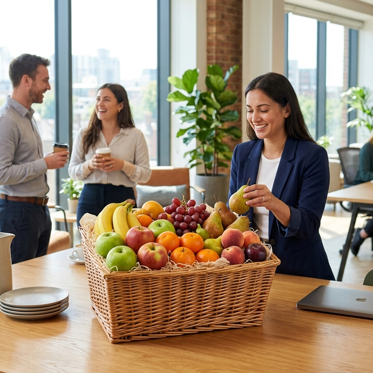 Fresh Seasonal Fruit, Delivered Straight to Your Office.